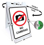 No Cameras A-Frame Signs, Decals, or Panels