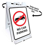No Car Parking A-Frame Signs, Decals, or Panels
