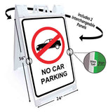 No Car Parking A-Frame Signs, Decals, or Panels