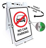 No Car Parking A-Frame Signs, Decals, or Panels