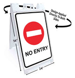 No Entry A-Frame Signs, Decals, or Panels