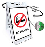 No Smoking A-Frame Signs, Decals, or Panels