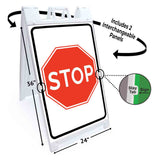 Stop Sign A-Frame Signs, Decals, or Panels