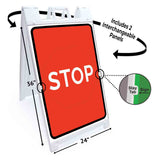Stop Sign A-Frame Signs, Decals, or Panels
