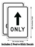 Straight Only A-Frame Signs, Decals, or Panels