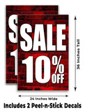 Sale 10% Off A-Frame Signs, Decals, or Panels