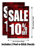 Sale 10% Off A-Frame Signs, Decals, or Panels