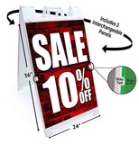 Sale 10% Off A-Frame Signs, Decals, or Panels