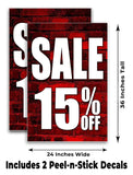 Sale 15% Off A-Frame Signs, Decals, or Panels
