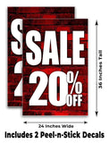 Sale 20% Off A-Frame Signs, Decals, or Panels