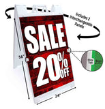 Sale 20% Off A-Frame Signs, Decals, or Panels