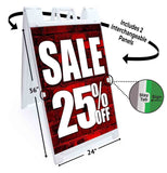 Sale 25% Off A-Frame Signs, Decals, or Panels