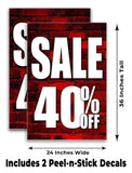 Sale 40% Off A-Frame Signs, Decals, or Panels