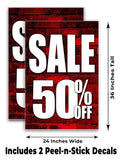 Sale 50% Off A-Frame Signs, Decals, or Panels