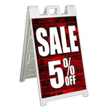 Sale 5% Off A-Frame Signs, Decals, or Panels