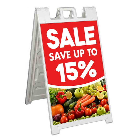 Sale Save Up To 15% A-Frame Signs, Decals, or Panels