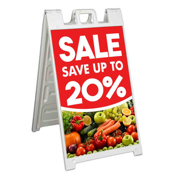 Sale Save Up To 20% A-Frame Signs, Decals, or Panels