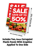 Sale Save Up To 50% A-Frame Signs, Decals, or Panels