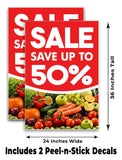 Sale Save Up To 50% A-Frame Signs, Decals, or Panels