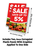 Sale Save Up To 5% A-Frame Signs, Decals, or Panels