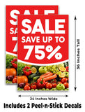 Sale Save Up To 75% A-Frame Signs, Decals, or Panels