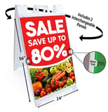Sale Save Up To 80% A-Frame Signs, Decals, or Panels