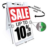10% Off Special A-Frame Signs, Decals, or Panels