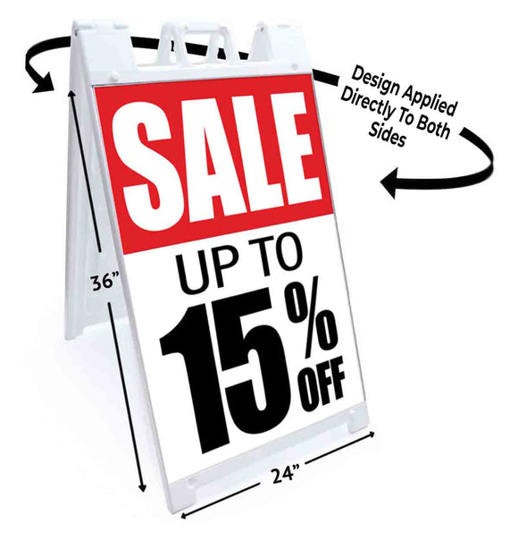 15% Off Special A-Frame Signs, Decals, or Panels