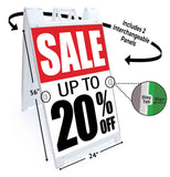 20% Off Special A-Frame Signs, Decals, or Panels