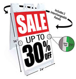 30% Off Special A-Frame Signs, Decals, or Panels