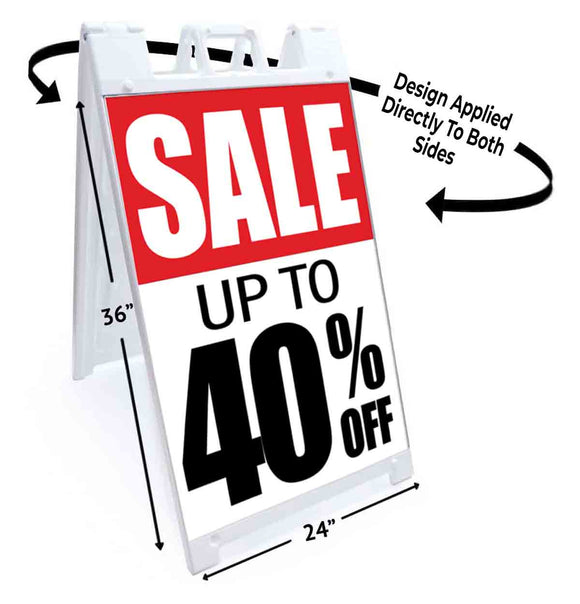 40% Off Special A-Frame Signs, Decals, or Panels