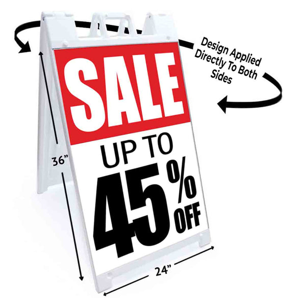 45% Off Special A-Frame Signs, Decals, or Panels