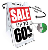 60% Off Special A-Frame Signs, Decals, or Panels