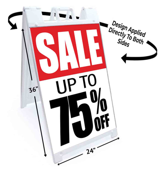 75% Off Special A-Frame Signs, Decals, or Panels