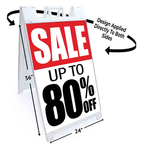 80% Off Special A-Frame Signs, Decals, or Panels