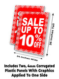 Sale Up To 10% A-Frame Signs, Decals, or Panels
