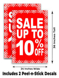 Sale Up To 10% A-Frame Signs, Decals, or Panels