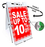 Sale Up To 10% A-Frame Signs, Decals, or Panels