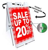 Sale Up To 20% A-Frame Signs, Decals, or Panels