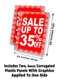 Sale Up To 35% A-Frame Signs, Decals, or Panels