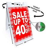 Sale Up To 40% A-Frame Signs, Decals, or Panels