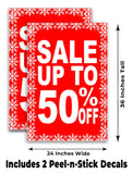 Sale Up To 50% A-Frame Signs, Decals, or Panels