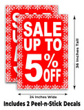 Sale Up To 5% A-Frame Signs, Decals, or Panels
