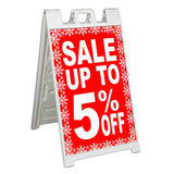 Sale Up To 5% A-Frame Signs, Decals, or Panels