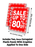 Sale Up To 80% A-Frame Signs, Decals, or Panels