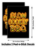 Slow Cookin' BBQ A-Frame Signs, Decals, or Panels