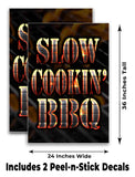 Slow Cookin' BBQ  A-Frame Signs, Decals, or Panels