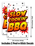 Slow Cookin' BBQ A-Frame Signs, Decals, or Panels