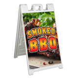 Smoked BBQ A-Frame Signs, Decals, or Panels