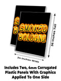 Smoked Bologna A-Frame Signs, Decals, or Panels